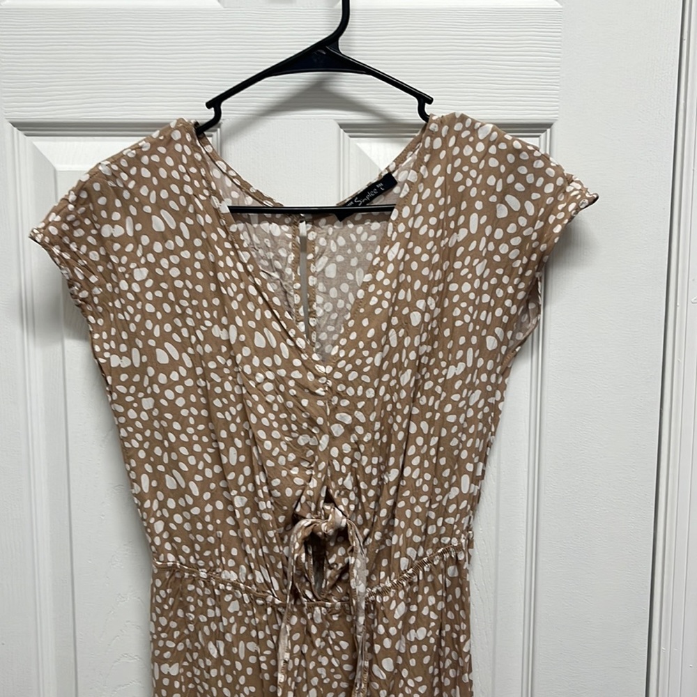 Dalmatian dot romper